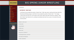 Desktop Screenshot of jrbigspringwrestling.com